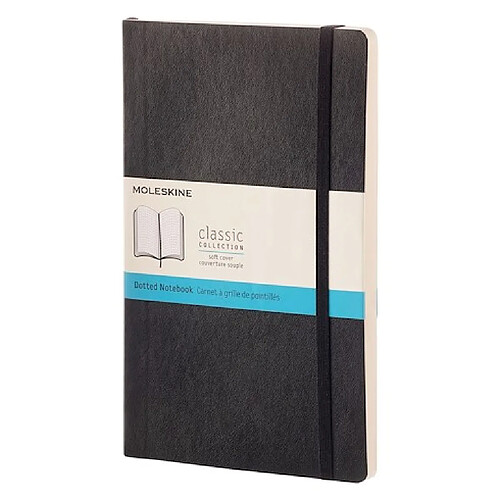 Carnet Moleskine souple 13 x 21 cm Point Dot 192 pages