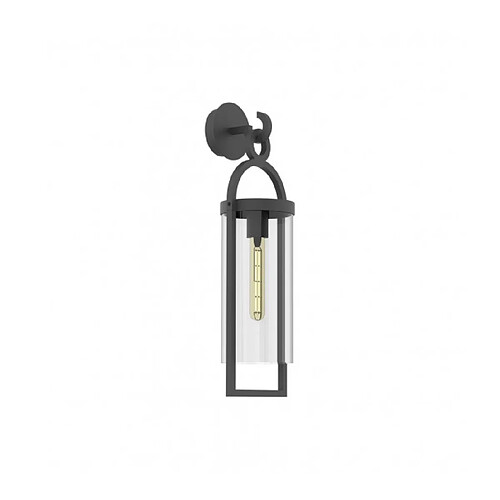 Luminaire Center Lanterne de jardin Maya Anthracite 1 ampoule 58,5cm