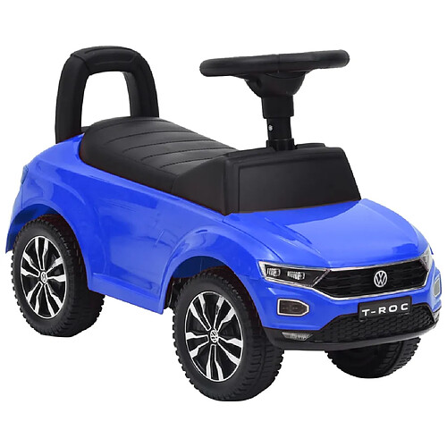 vidaXL Voiture à pédales Volkswagen T-Roc Bleu