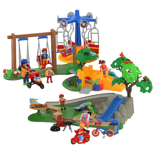 Playmobil® Playmobil Ensemble de Terrain de Jeu City Life avec Mini-Figurines et Accessoires Multicolore