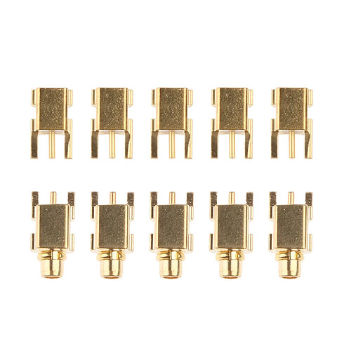 5x Connecteur Prise Mâle MMCX + 5x Connecteur Femêlle Pour Shure SE215 Pièce de Rechange