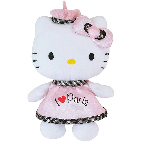 Jemini peluche I LOVE PARIS HELLO KITTY +/- 17 CM