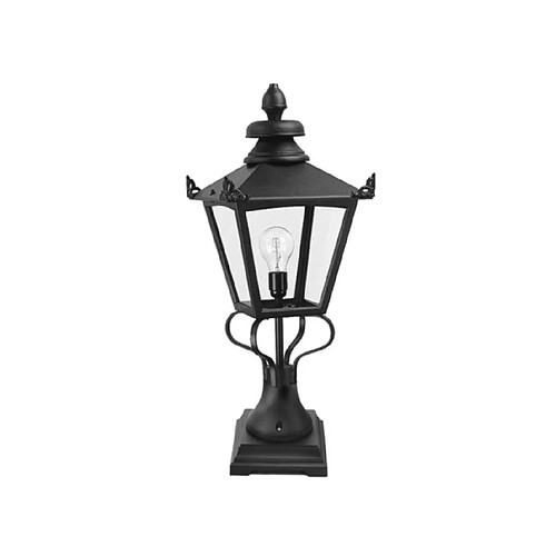 Elstead Lighting Lampe sur pied extérieur Grampian Noir