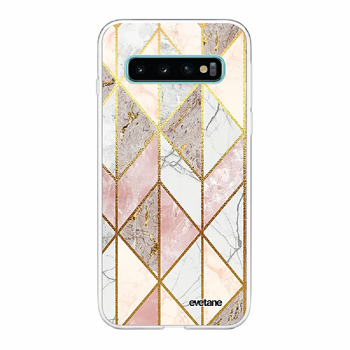 Evetane Coque Samsung Galaxy S10 Plus 360 intégrale avant arrière transparente