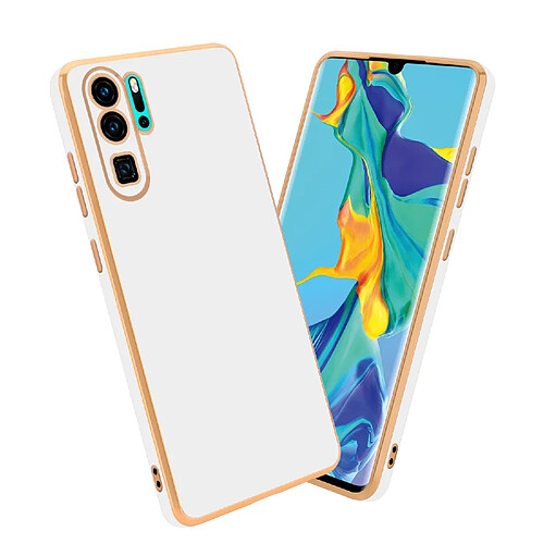 Cadorabo Coque Huawei P30 PRO Etui en Blanc