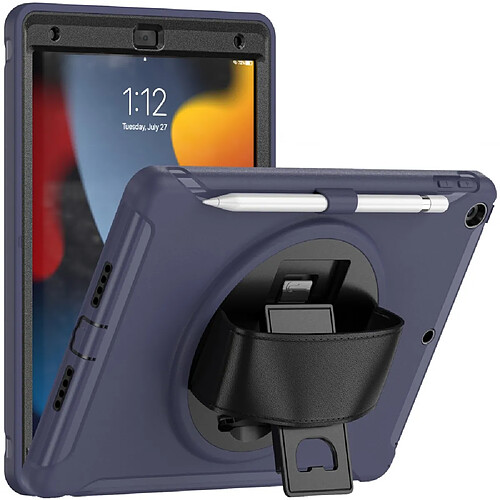 Coque en TPU antichoc avec béquille bleu pour votre iPad 10.2 (2021)/(2020)/(2019)