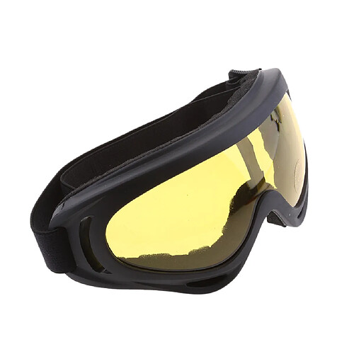 Lunettes De Sport Sports Lunettes Avec Lentille Jaune Pour Moto ATV Dirt Bike