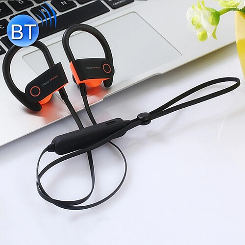 Wewoo Oreillette Bluetooth noir pour iPad, iPhone, Galaxy, , Xiaomi, LG, HTC et autres téléphones intelligents Écouteurs intra-auriculaires stéréo avec micro V4.2 avec micro + orange,