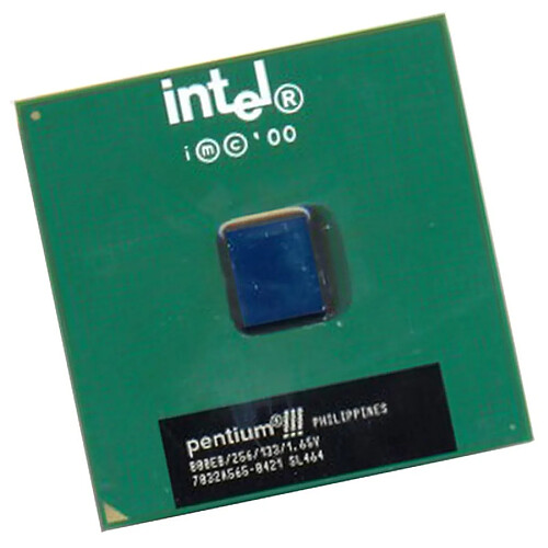 Processeur CPU Intel Pentium 3 800EB 800Mhz FSB 133Mhz 256Ko Socket 370 SL464 · Occasion