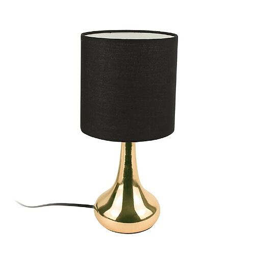 The Home Deco Factory Lampe de chevet design Touch - H. 32 cm - Noir