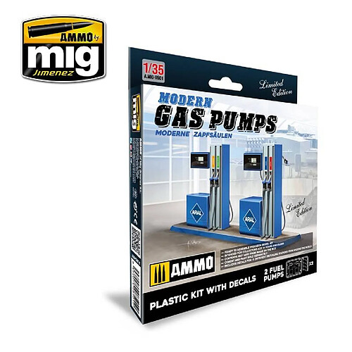 Mig Jimenez Ammo Modern Gas Pumps - Décor Modélisme