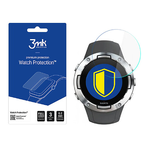 Max Protection Suunto 5 - 3mk Watch Protection v. FlexibleGlass Lite