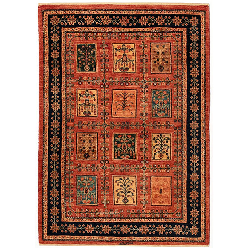 Vidal Tapis de laine 145x102 rouge Kashkuli