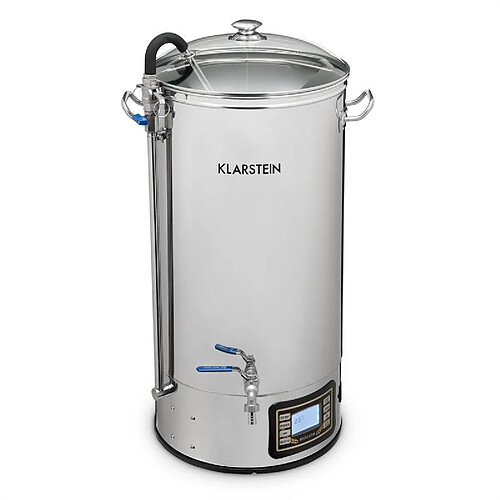 Klarstein Mundschenk XXL Kit de brassage à bière cuve inox 50l écran LCD Klarstein