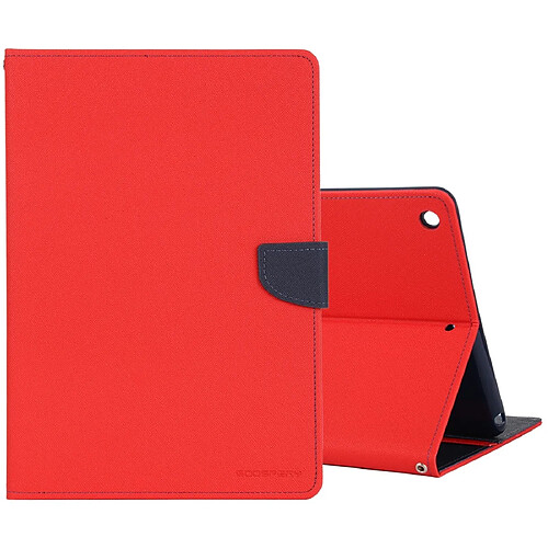 Wewoo Housse Étui Coque FANCY DIARY pour iPad 10.2 en cuir à texture croisée avec fente carte et support et portefeuille rouge