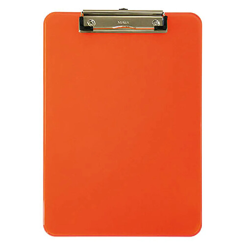 Maul Porte-bloc plastique translucide Néon 31,8 x 22,6 cm - orange