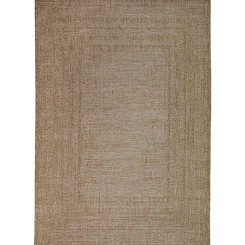 Thedecofactory JUTA ASPECT FRAME - Tapis aspect jute naturel 120x160