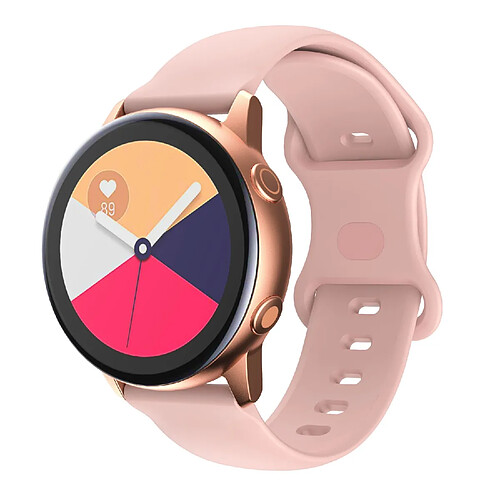 Cadorabo Bracelet silicone 22mm pour Samsung Galaxy Gear S3 / Gear 2 en ROSE Huawei Watch GT Watch 2 Pro Ticwatch Pro