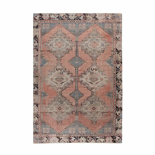 Paris Prix Tapis Vintage à Poils Courts Toska Multicolore 80 x 150 cm