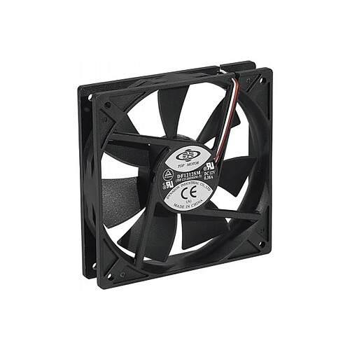 Abi Diffusion Ventilateur de boitier 12 volts 3 fils - 120x120x25mm