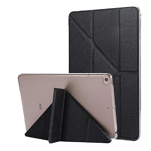 Etui en PU origami en soie avec support noir pour votre Apple iPad Mini (2019) 7.9 pouces