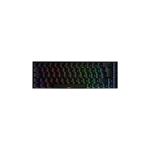 Clavier Gaming Azerty sans fil mécanique Deltaco DK440R Rouge