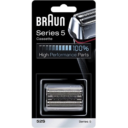 Cassette de rasage 52s pour rasoirs électriques series 5 braun