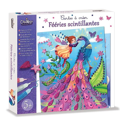 Crealign Coffret Cartes a creer - Feeries scintillantes