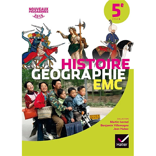 Histoire géographie, EMC 5e, cycle 4 : nouveaux programmes 2016 · Occasion