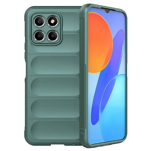 Htdmobiles Coque pour Huawei Honor X8 5G / X6 / X6a / 70 Lite - housse etui silicone gel fine + verre trempe - VERT