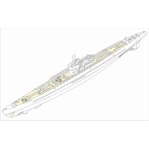 German Navy Type IX-C U-Boat - 1:350e - Hobby Boss