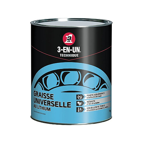 Wd40 Graisse au lithium 3 en 1 - 1kg - WD 40