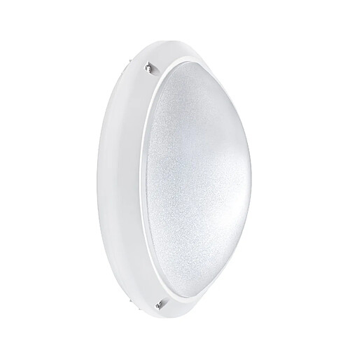 hublot rond - aric oria 270 - culot e27 - ip54 - blanc - sans lampe