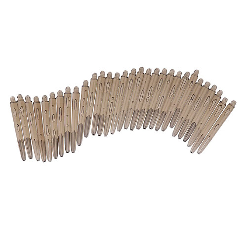 30 pièces universelle en plastique 2ba dart shafts remplacement dart tiges gris