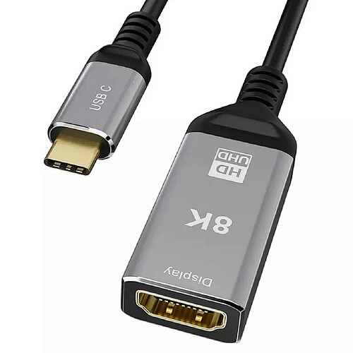 GUPBOO Adaptateur USB-C 3.2 TYPE-C vers HDMI 2.1 MHL 4K 144Hz,JL854