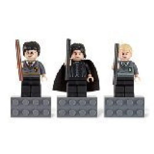 Ensemble d'aimants LEgO Harry Potter: Harry Potter, Severus Snape, Draco Malfoy