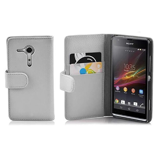 Cadorabo Coque Sony Xperia SP Etui en Blanc