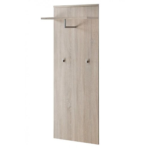 Asm Porte manteau fixe mural ARMARIO coloris chêne sonoma 60x154x32 cm