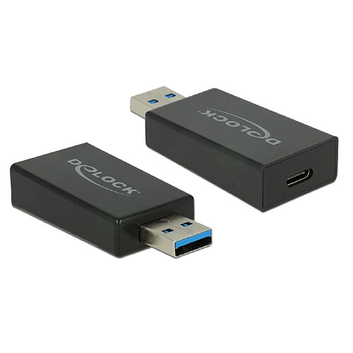 DeLOCK 65689 adaptateur et connecteur de câbles USB 3.1 Gen 2 Type-A USB 3.1 Gen 2 USB Type-C Noir