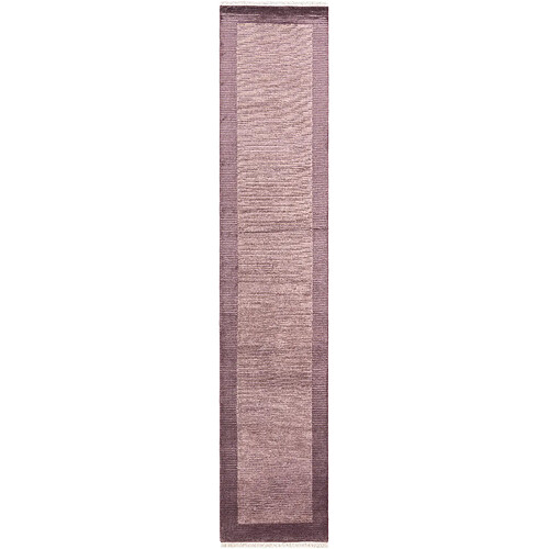 Vidal Tapis de couloir en laine 399x79 Violet Darya