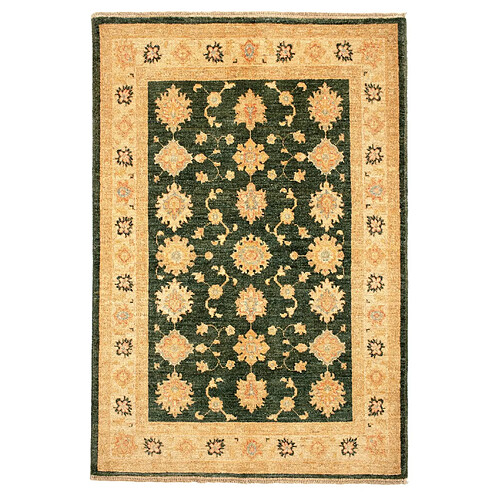 Vidal Tapis de laine 152x103 vert Ziegler