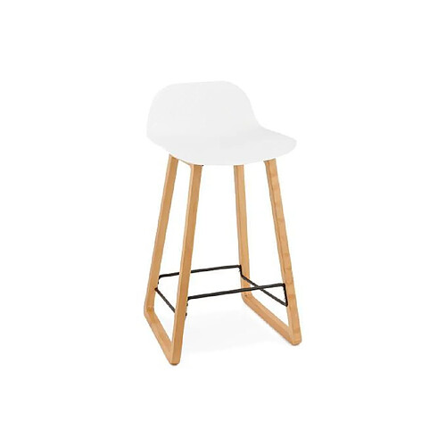 Kokoon Design Tabouret de bar design ASTORIA WHITE 47x46x86,5 cm