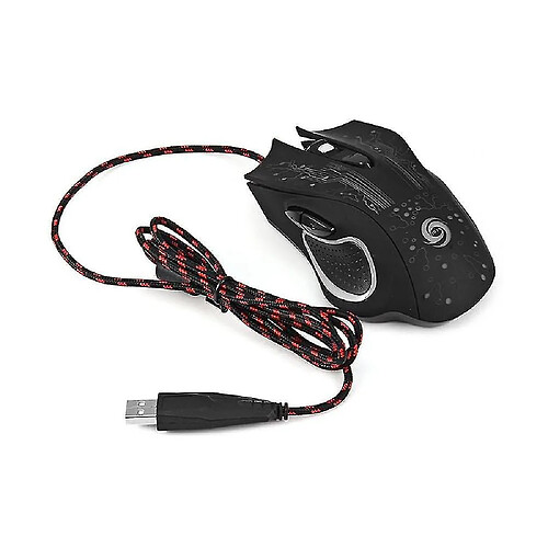 Universal H700 Fire Bird 6d 5500 DPI Backfracleful Backlight Wired Portable Optique Gaming Mouse