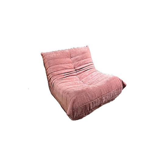 SoftEva Canapé pour une personne - Rose - sans assemblage, double mousse, Design ergonomique, toucher doux