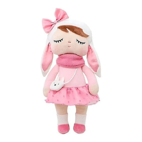 Universal Lapin, peluche pour dormir, oreilles roses, oreiller de luxe en robe