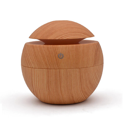 Universal Mini humidificateur d'air USB Diffuseur d'ultrasons Aromathérapie Huiles essentielles Diffuseur d'arômes Brume électrique Grain de bois Lumière LED Homepage |