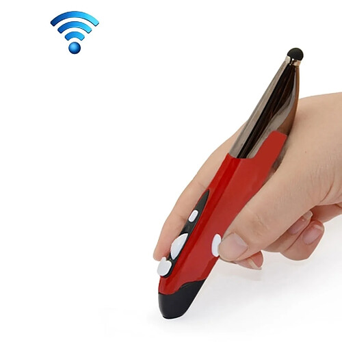 Wewoo Souris sans fil rouge pour PC portable 2.4GHz Innovative Pen-style poche sans Smart Mouse