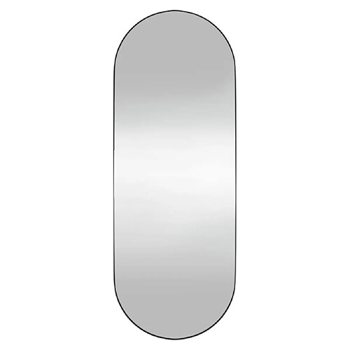 Maison Chic Miroir mural | Miroir Décoration pour Maison Salle de Bain 15x40 cm Verre Ovale -GKD60142