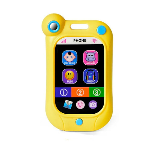 Wewoo Téléphone jouet Bébé Arrête De Pleurer Mobile Infantile Simulation Intelligent Enfants Éducatifs Petite Enfance Jouets Jaune