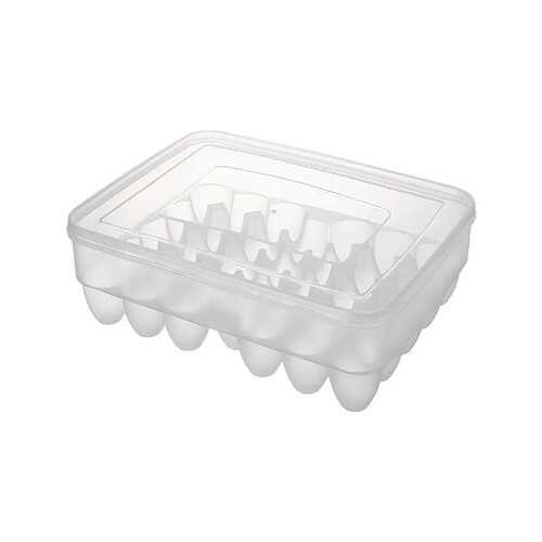 Universal 34 Granegge Boîte de rangement Plateau d'oeufs Conteneur de plateau Réfrigérateur de cuisine Distributeur d'oeufs en plastique Scellé Plateau d'œufs frais de conservation